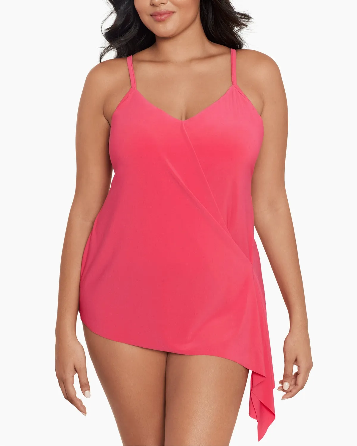 2024 Magicsuit Women's Plus Solid Alex Tankini Top (More colors available) - 6006040W