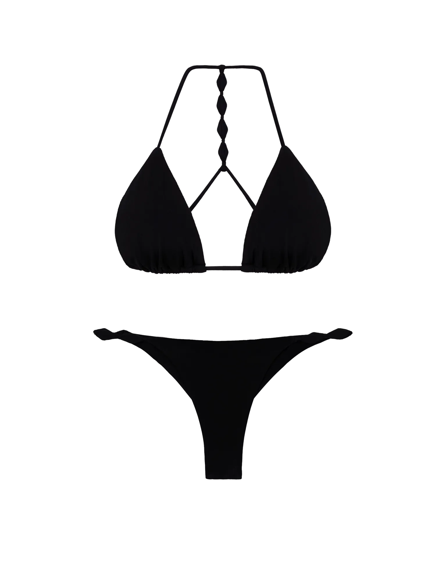 Alexa T Back Tri Top - Black