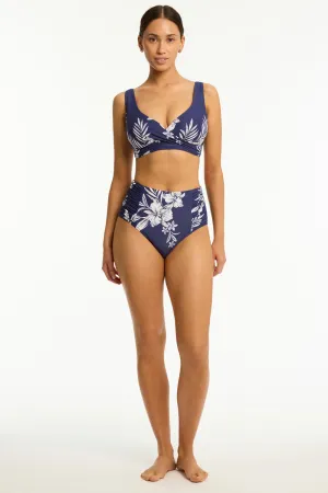 Aloha High Waist Gathered Side Pant