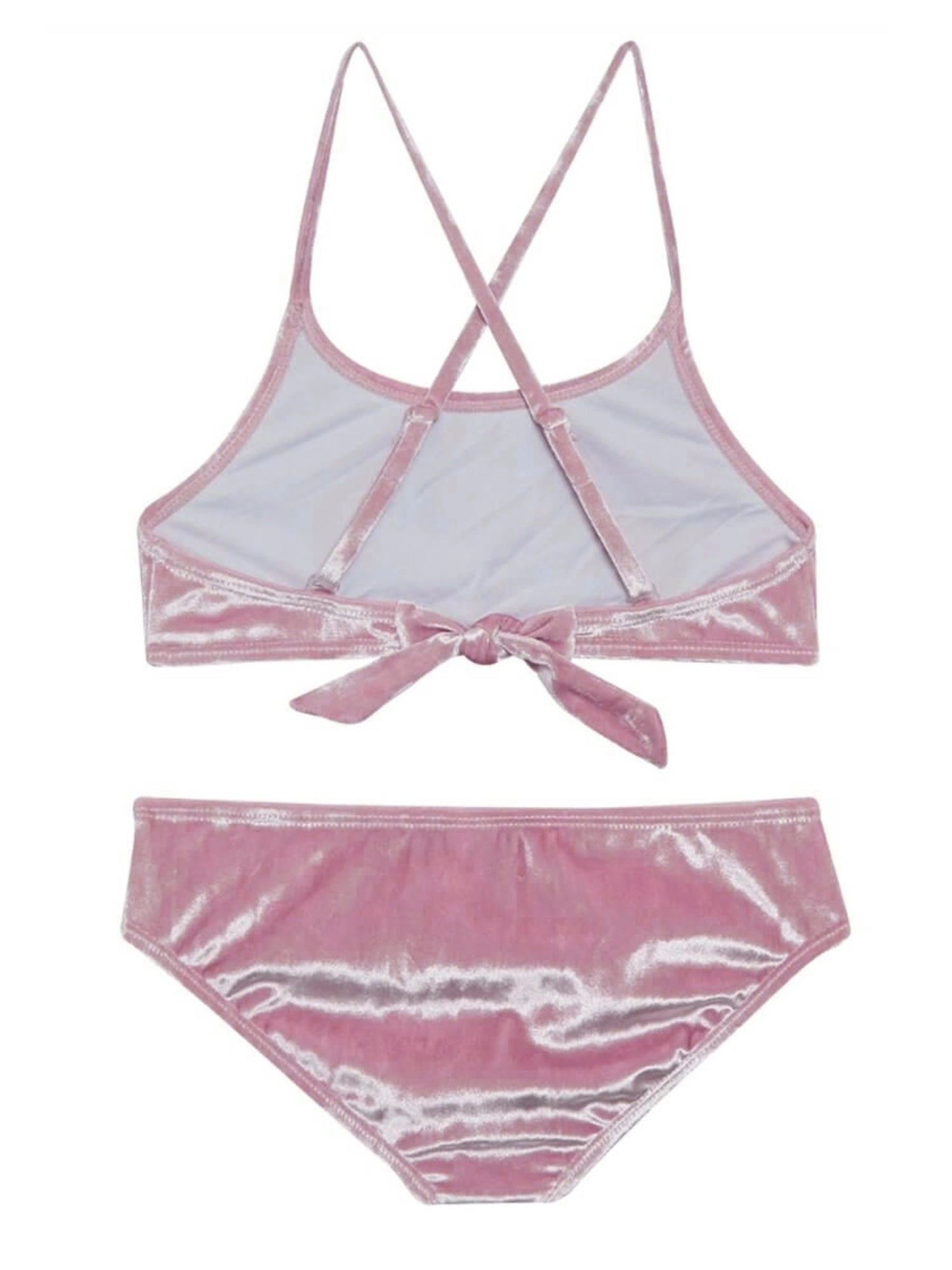 Araliya - Crushed Velvet Bikini Swimsuit Set