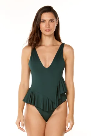 Dark Green Rosario One Piece