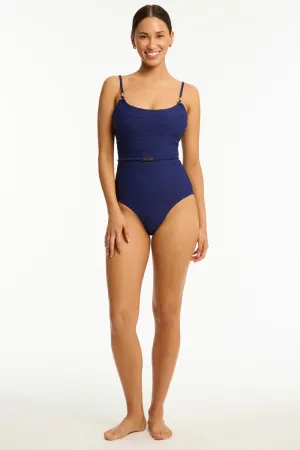 De Soleil Scoop Neck One Piece