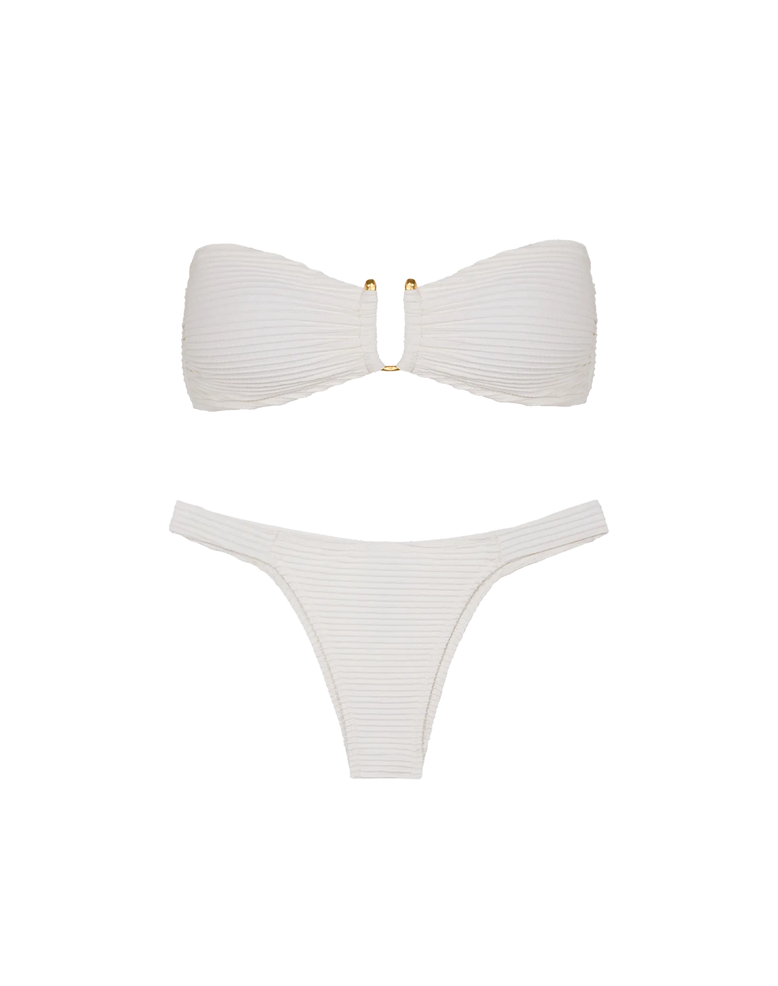 Dune Jill Square Bandeau Top - Off White