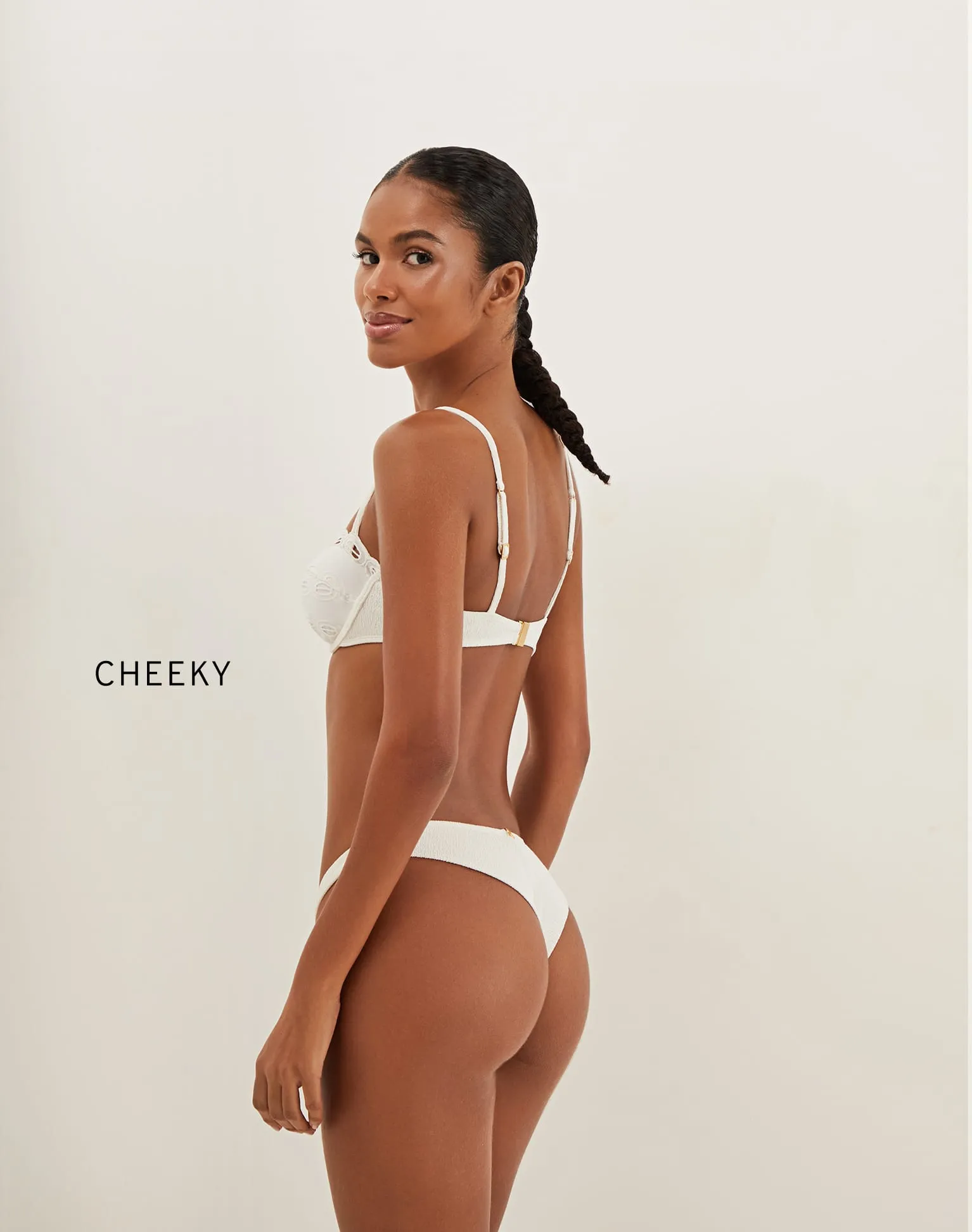 Eyelet Naya Nissi Top - White