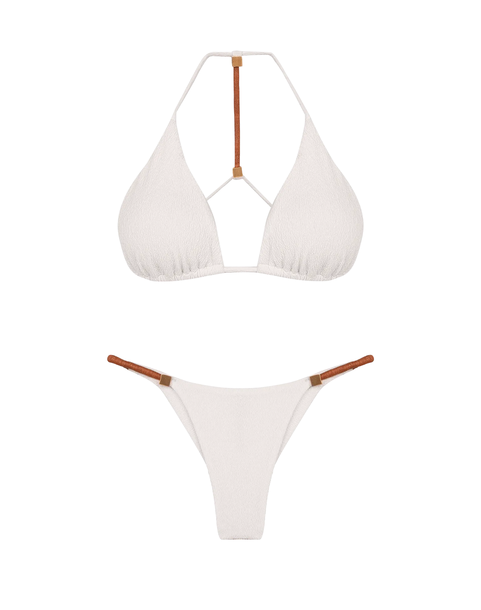 Firenze Aika T Back Tri Top - White