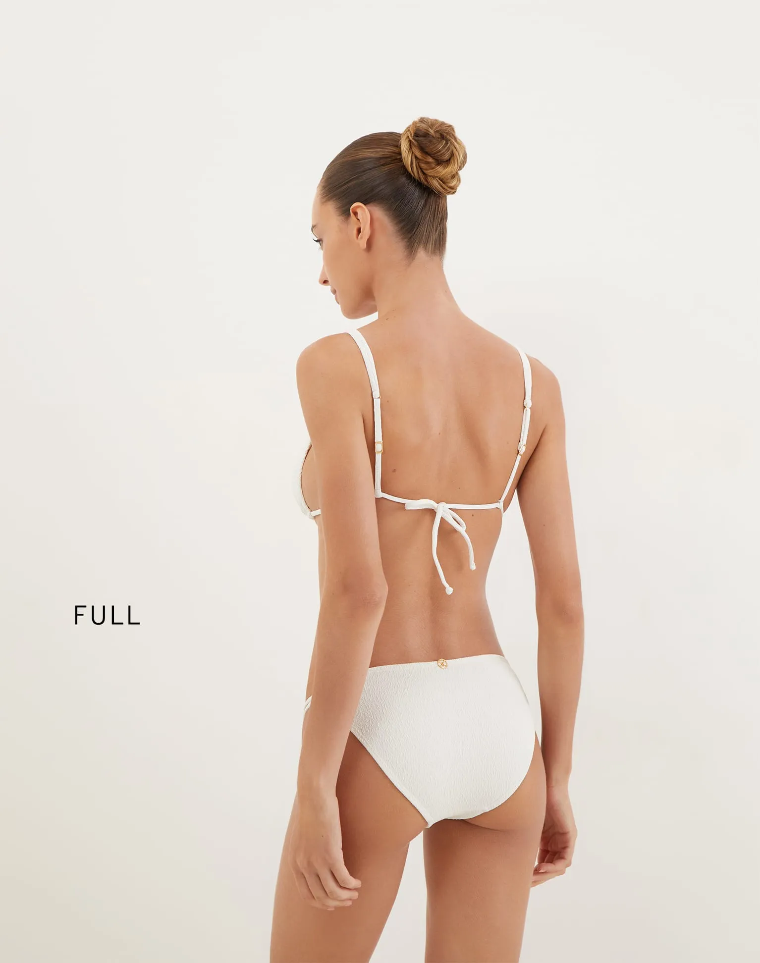 Firenze Callie Parallel Tri Top - White