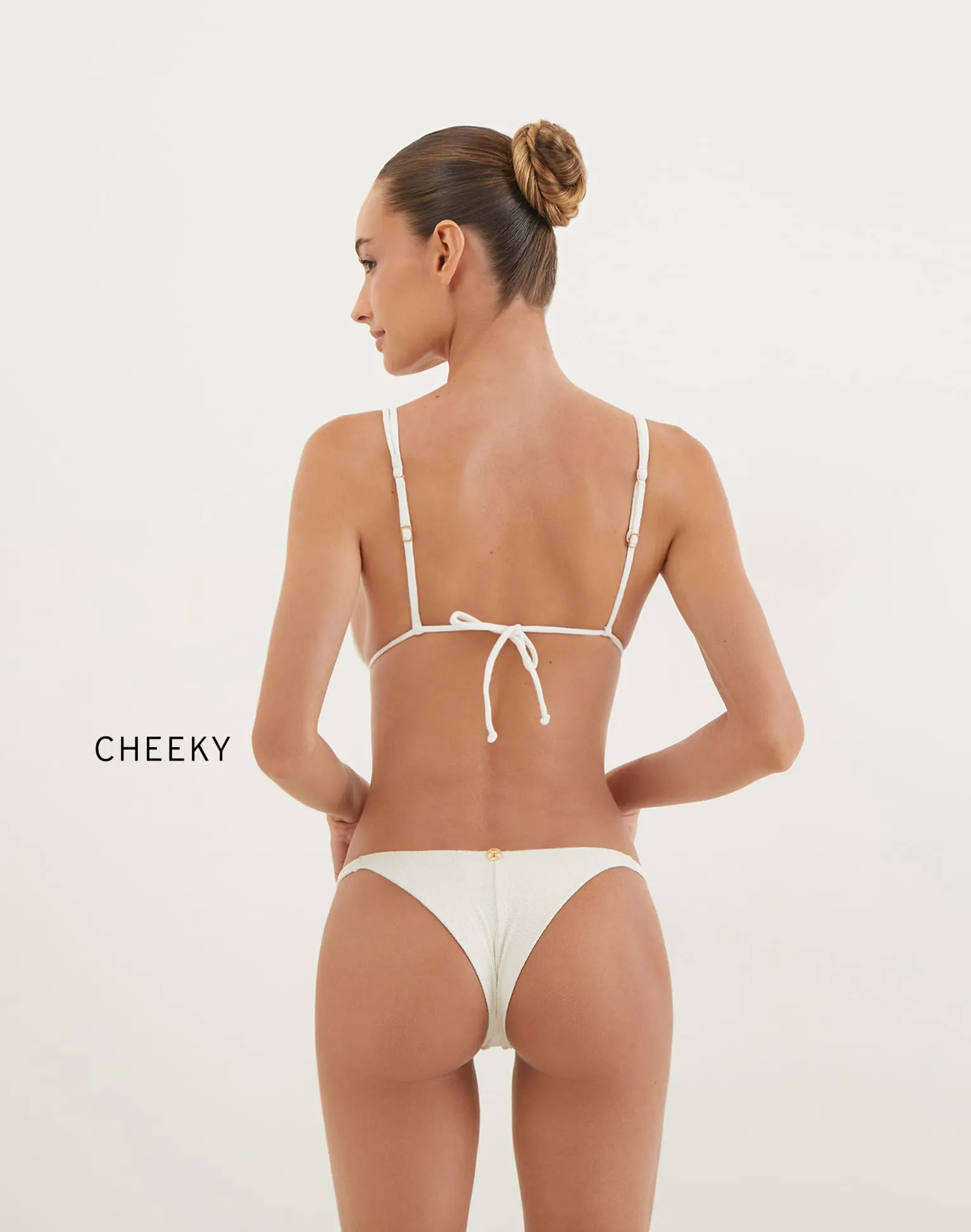 Firenze Callie Parallel Tri Top - White