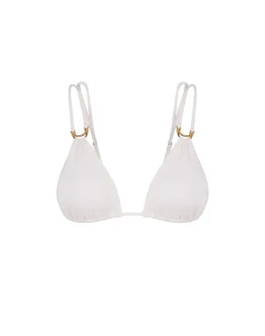 Firenze Callie Parallel Tri Top - White