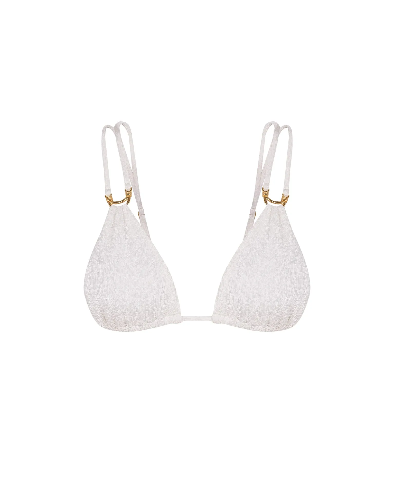 Firenze Callie Parallel Tri Top - White
