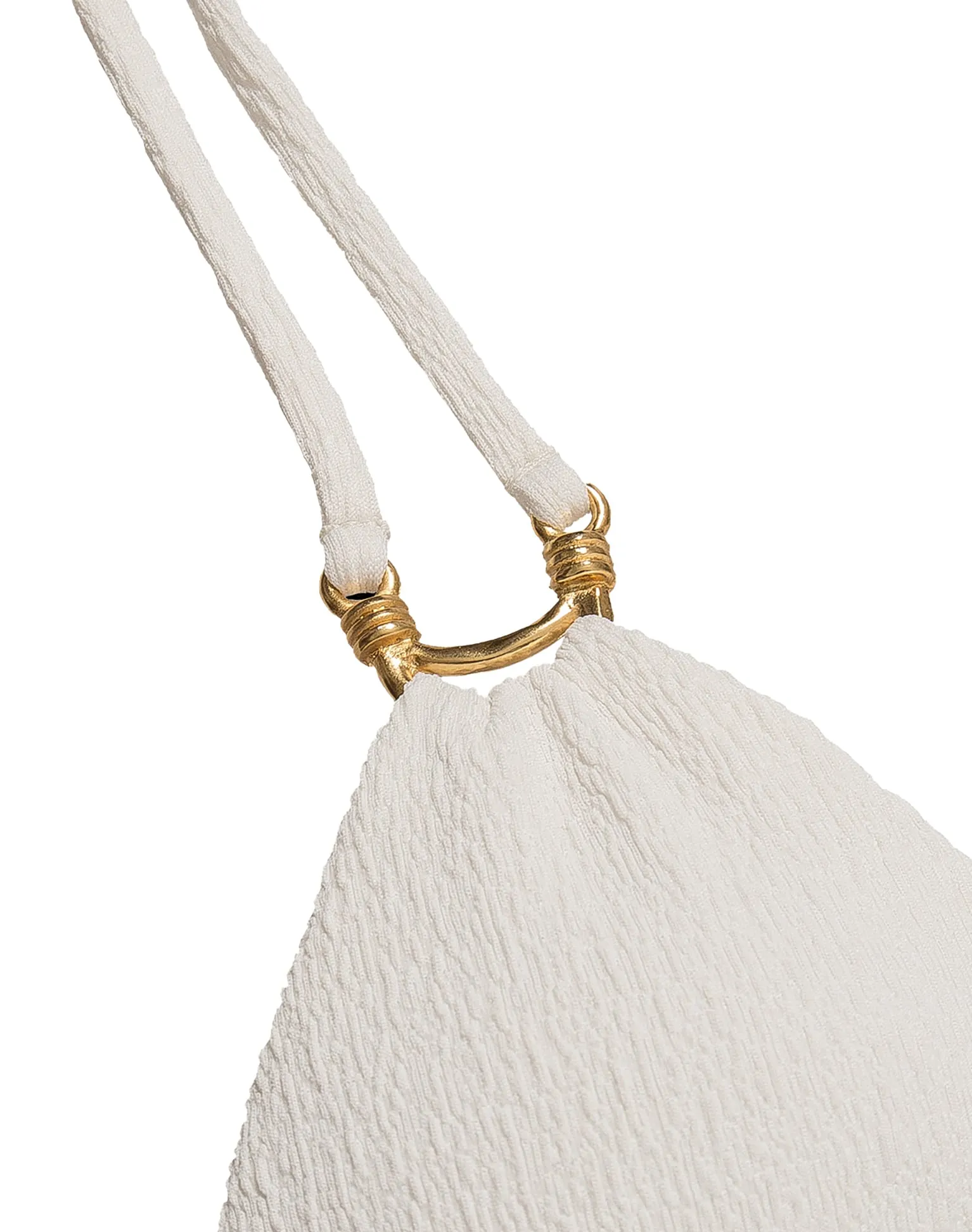 Firenze Callie Parallel Tri Top - White