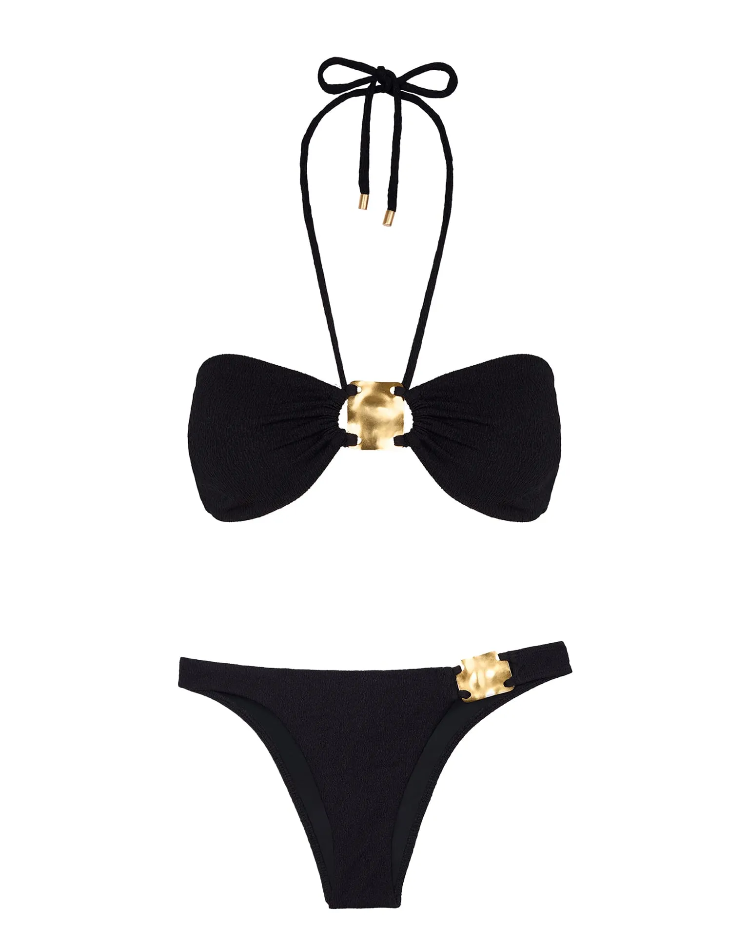 Firenze Cleo Bandeau Top - Black