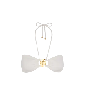 Firenze Cleo Bandeau Top - White