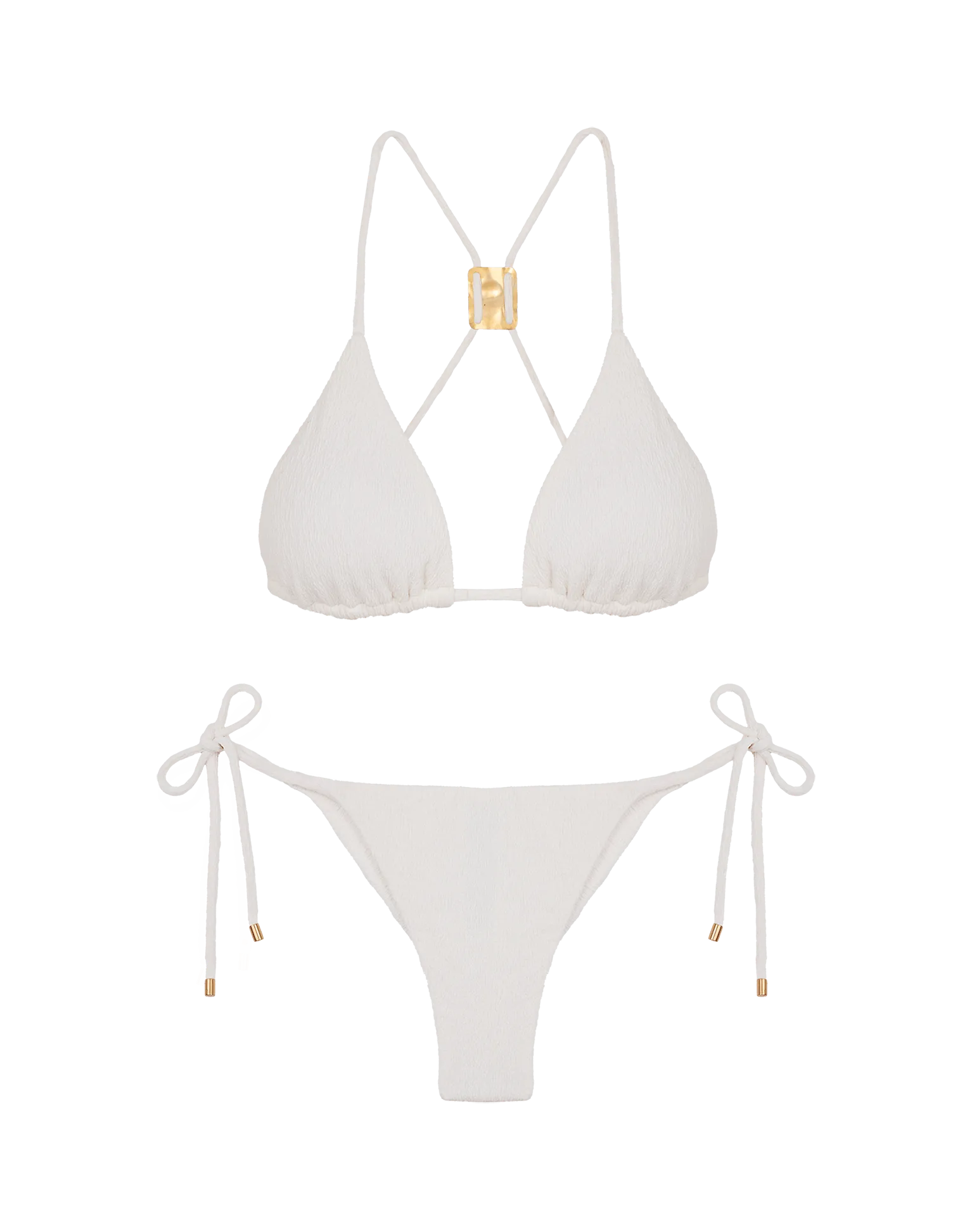Firenze Cleo T Back Tri Top - White