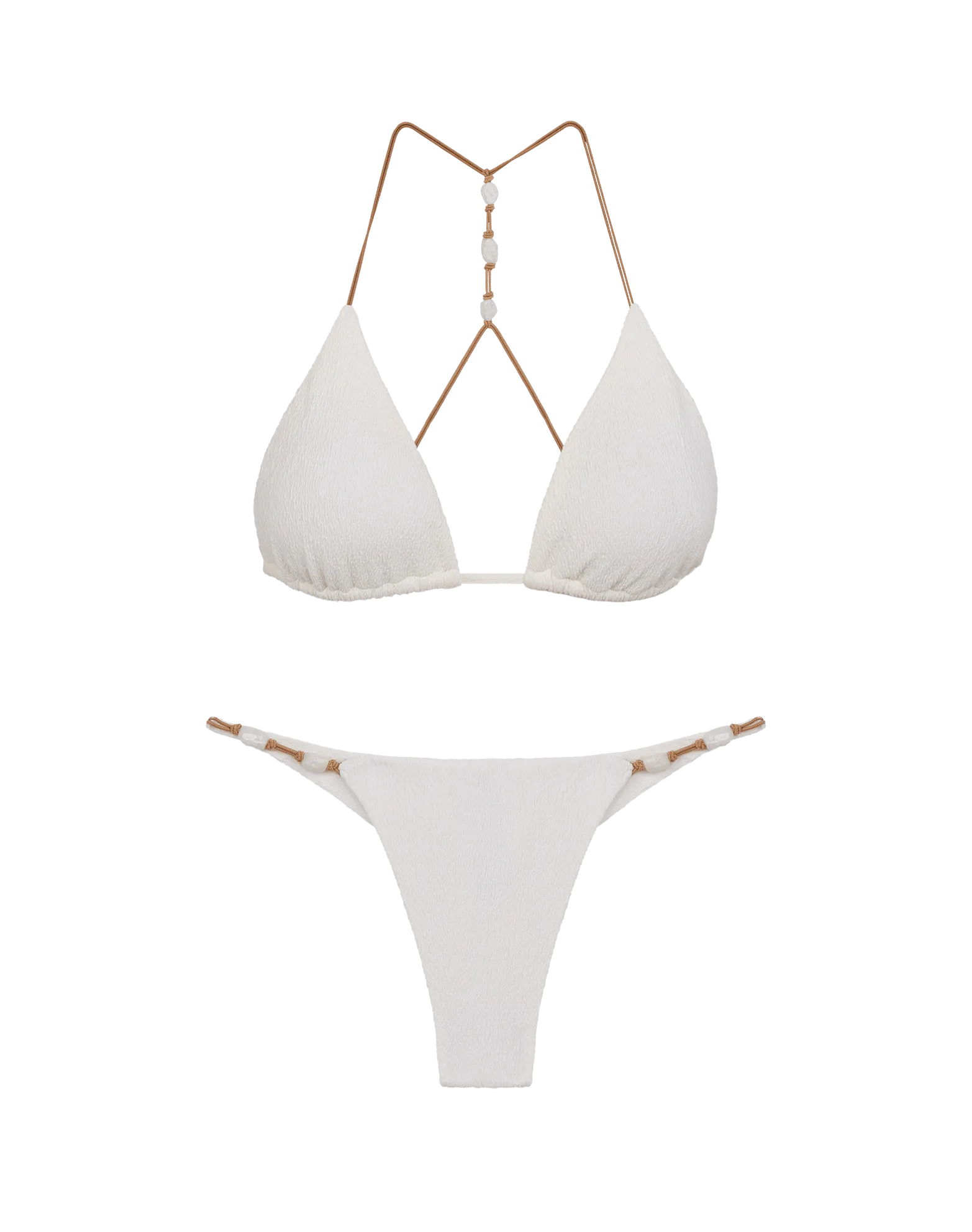 Firenze Ney T Back Tri Top - White