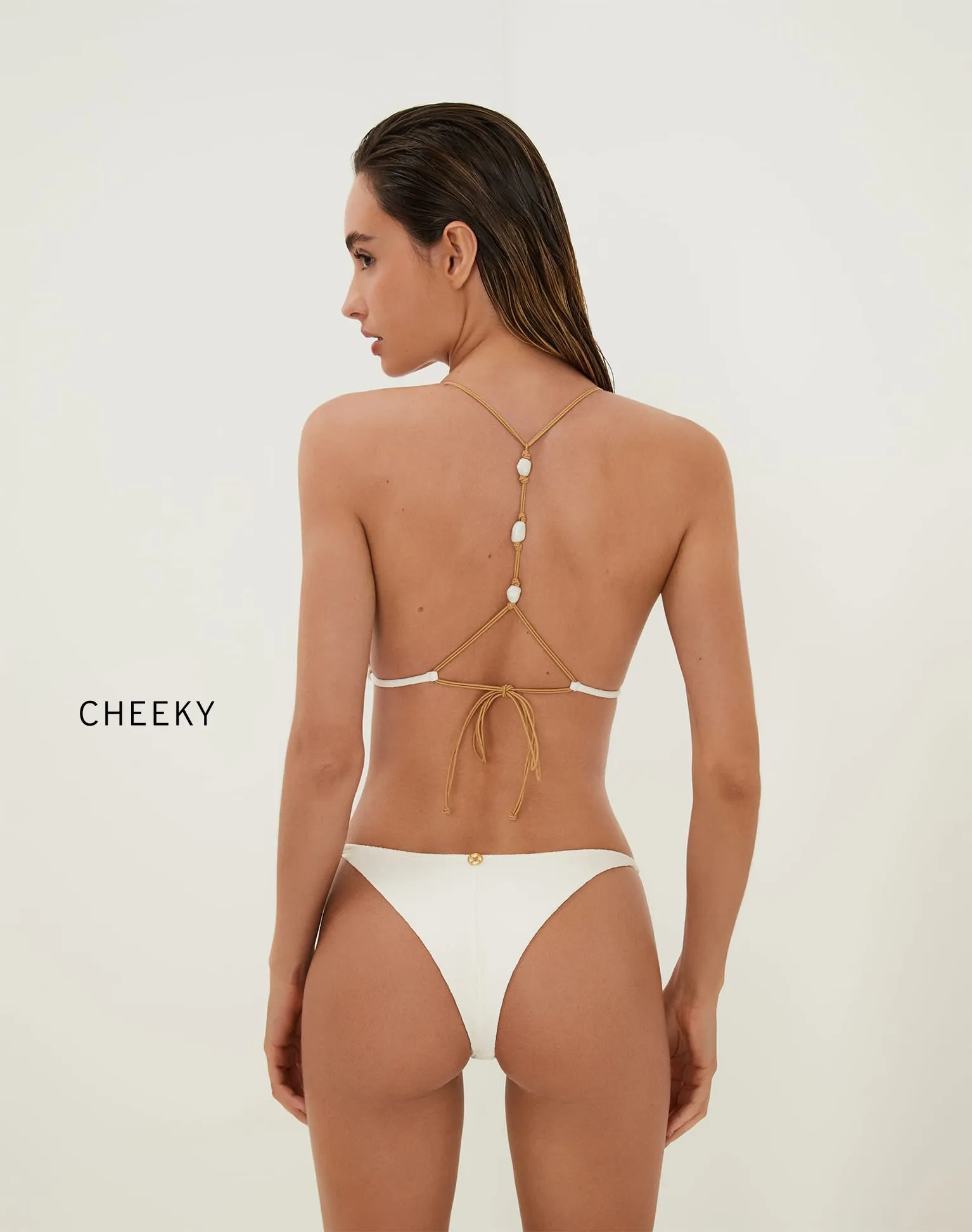 Firenze Ney T Back Tri Top - White