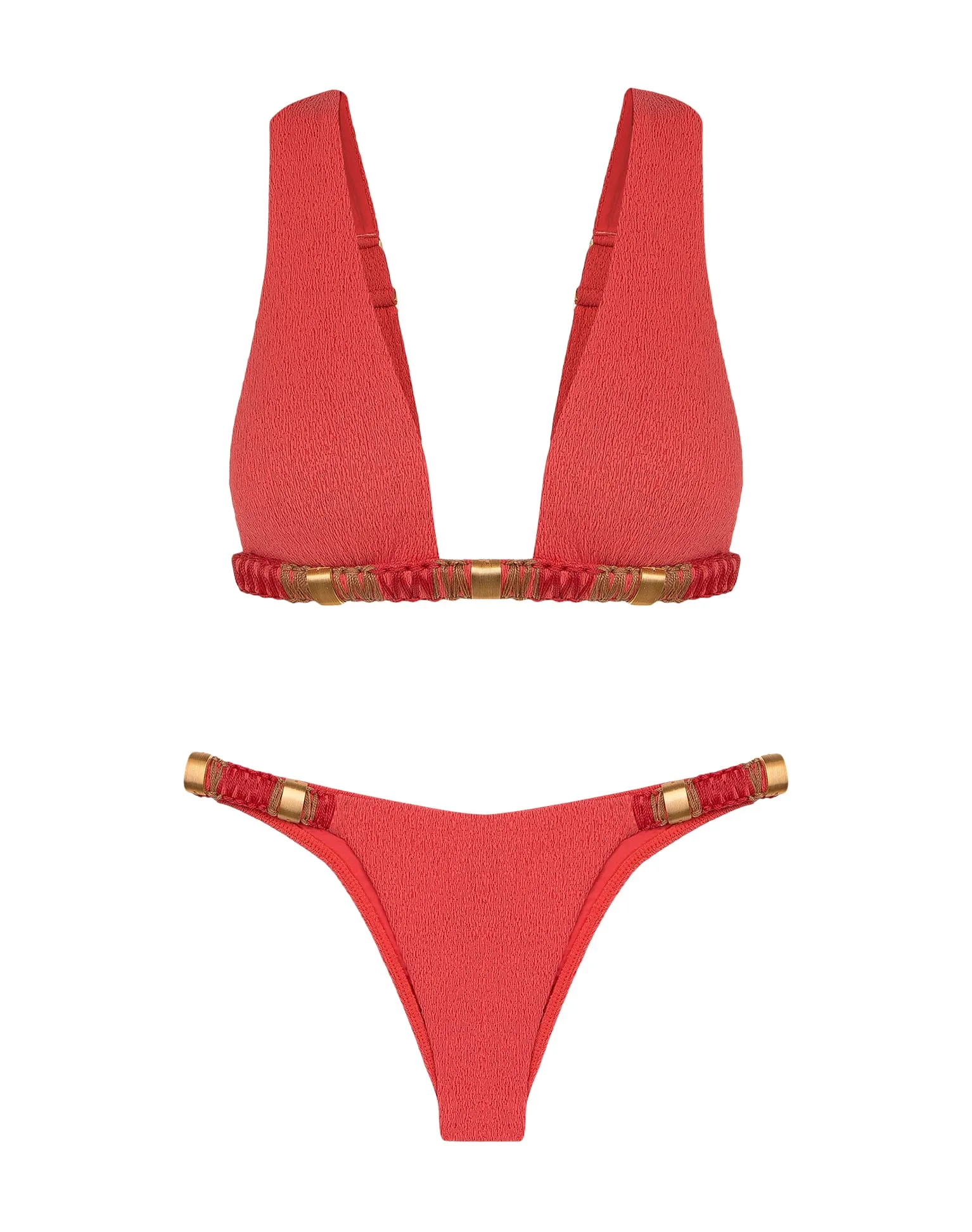 Firenze Sally Parallel Tri Top - Raspberry