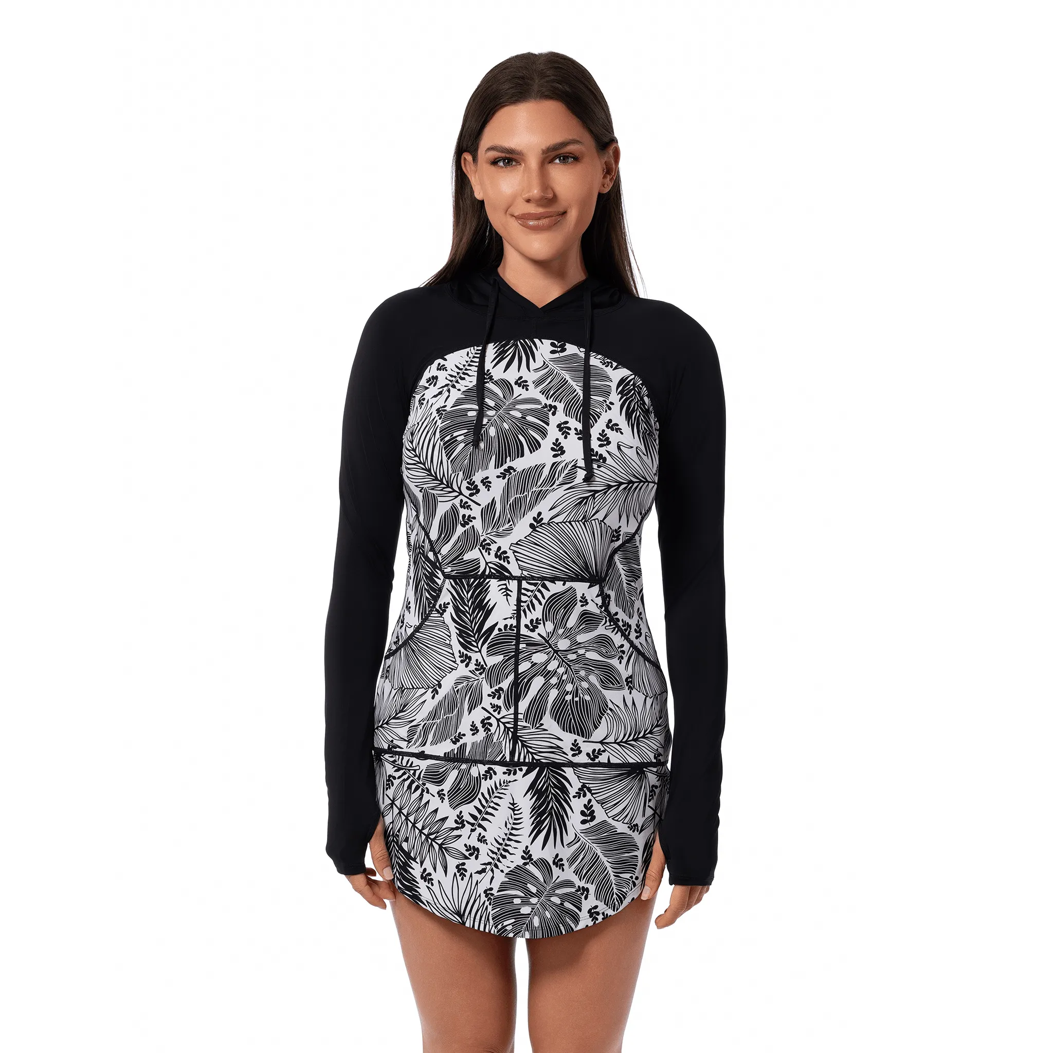 FOREST BLAST HOODIE DRESS