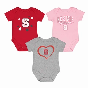 Girls' (Infant) North Carolina State Wolfpack 3pc Champ Set (KZ415Z5 61)