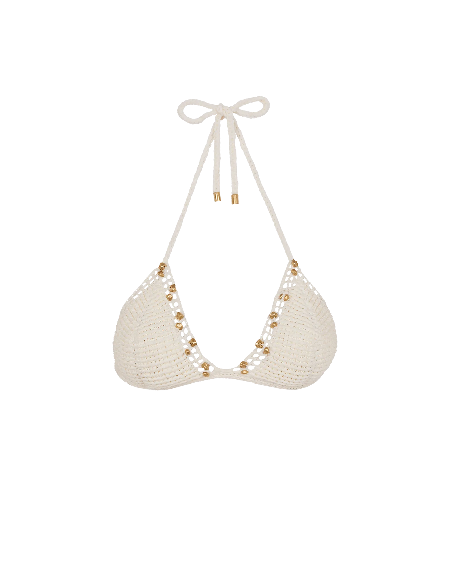 Knit Drew Tri Top - White