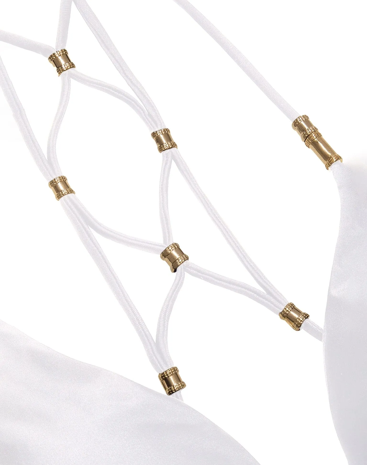 Lucy Triangle Top - White
