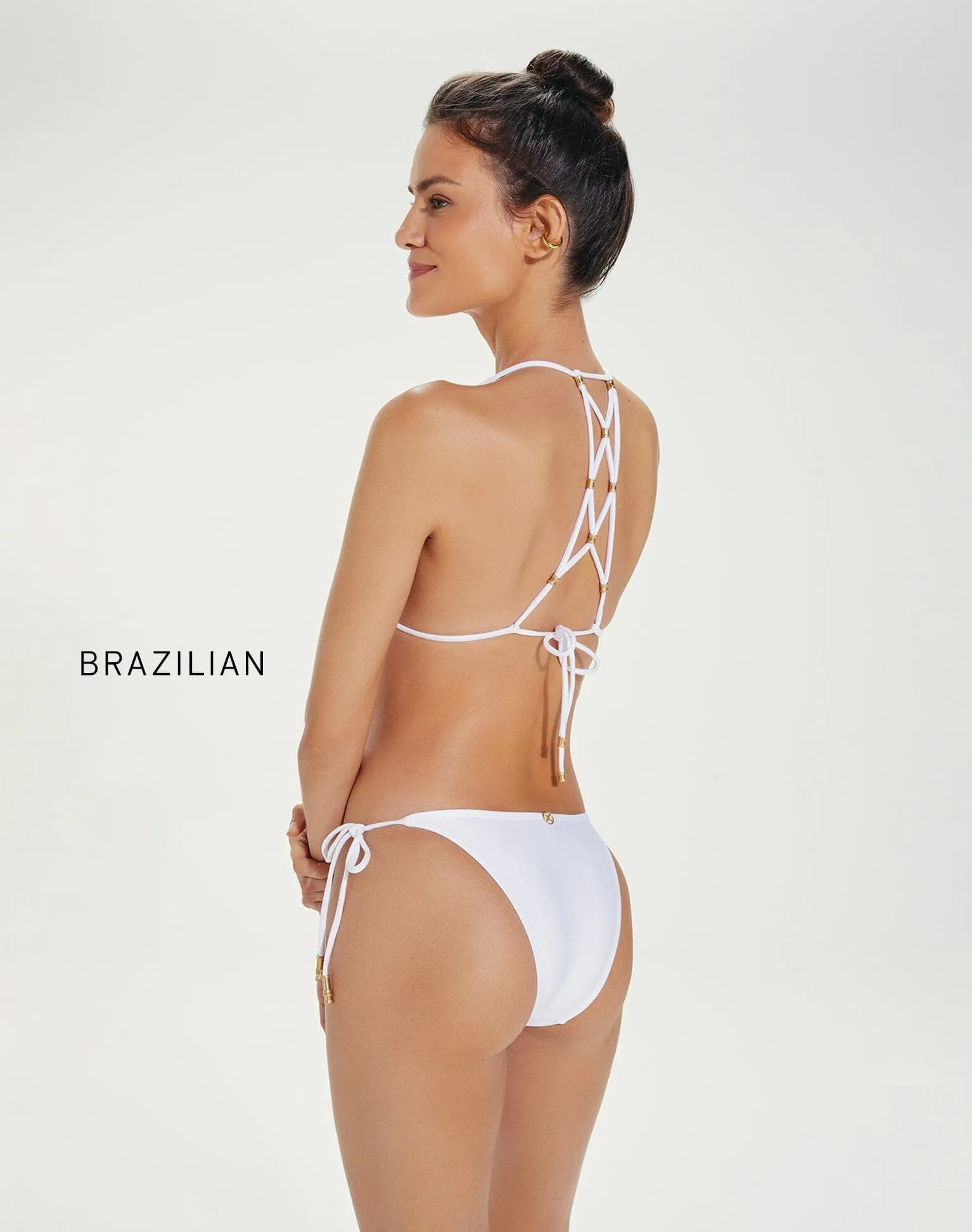 Lucy Triangle Top - White