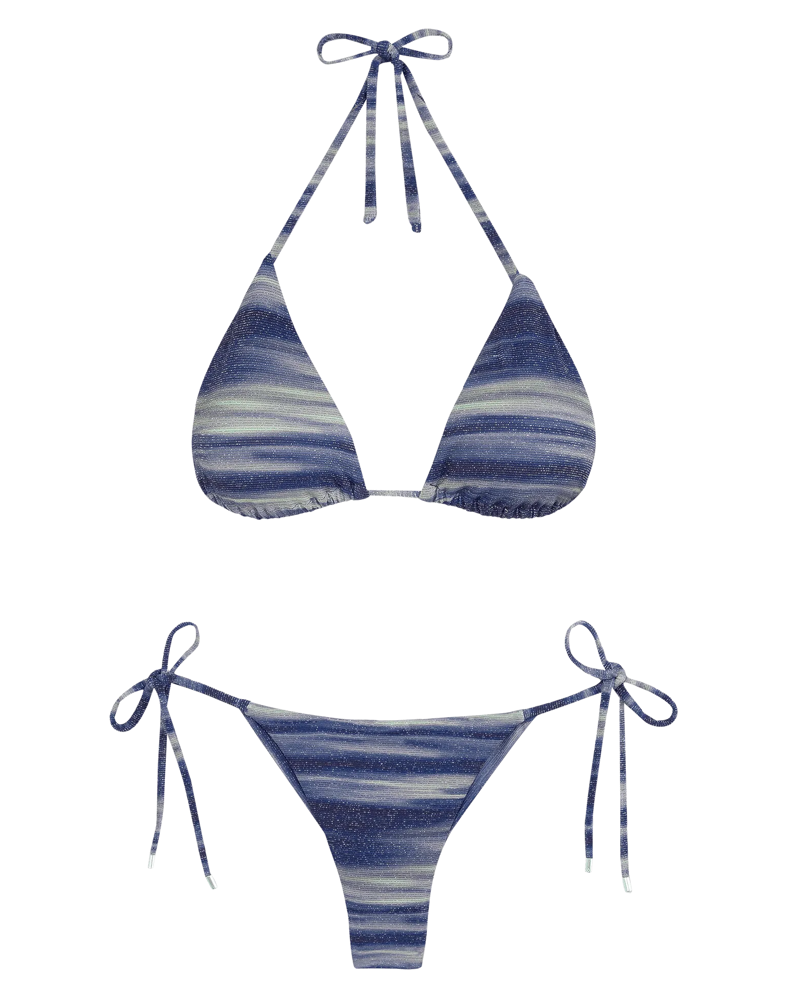 Lurex Tri Top - Moonlight