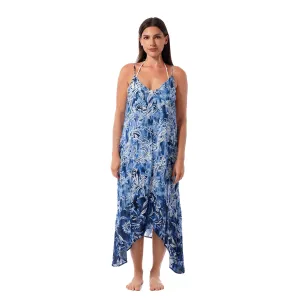 OCEAN MOSAIC MAGGIE SCARF DRESS