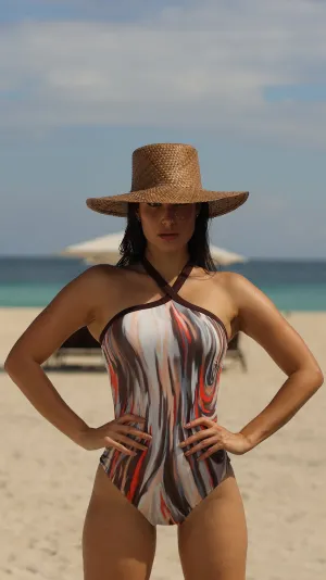 Orange Malva One Piece