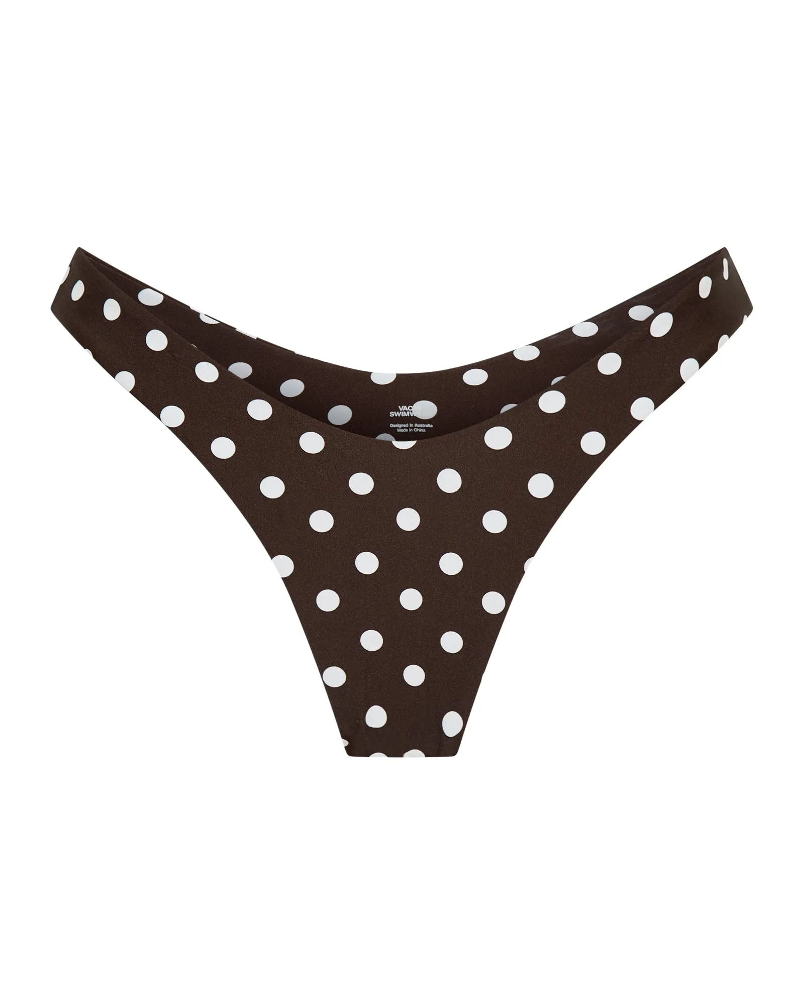Positano Bottom Chocolate Polka