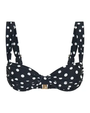Rhodes Top Black Polka