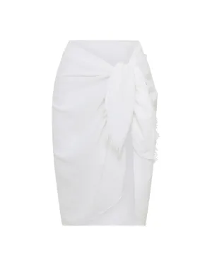 Santorini Sarong White