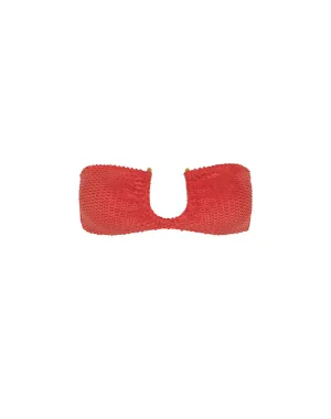 Scales Cora Bandeau Top - Ruby