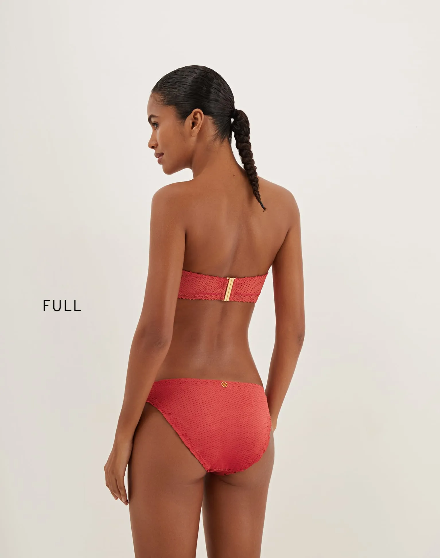 Scales Cora Bandeau Top - Ruby