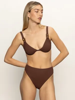 Stay Connected Underwire Bra Espresso